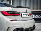 BMW M3 G80 2021-ON & 3 Series 330i M340i (Fits Both Pre-LCI & LCI) G20 2019-ON with Aftermarket Parts - Rear Lip Spoiler ABS from VTEN